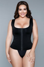 Black Seamless Top Shapewear Tummy Control Girdle Body Shaper - Spicy and Sexy