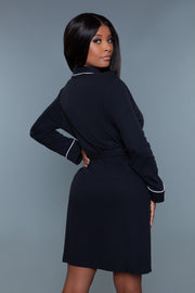 2258 Waffle Robe (Plus Size) - Spicy and Sexy