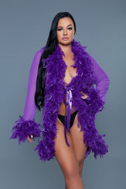 BW834SVI Lux Robe Violet - Spicy and Sexy