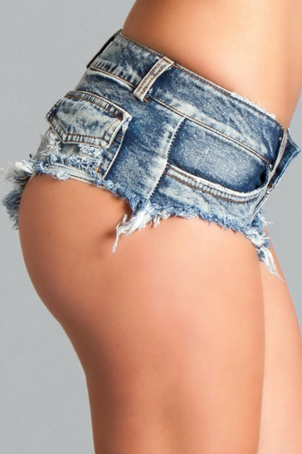 BWJ1BL Back Up Booty Shorts - Spicy and Sexy