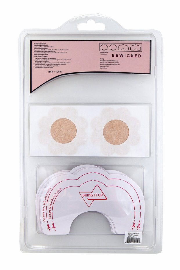 Adhesive Bra Lift Breast Nipple Cover Flower-Shaped Set - Spicy and Sexy
