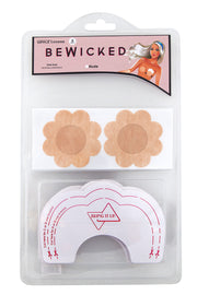 Adhesive Bra Lift Breast Nipple Cover Flower-Shaped Set - Spicy and Sexy