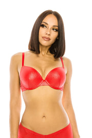 Plunged Bra With Underwire - Spicy and Sexy
