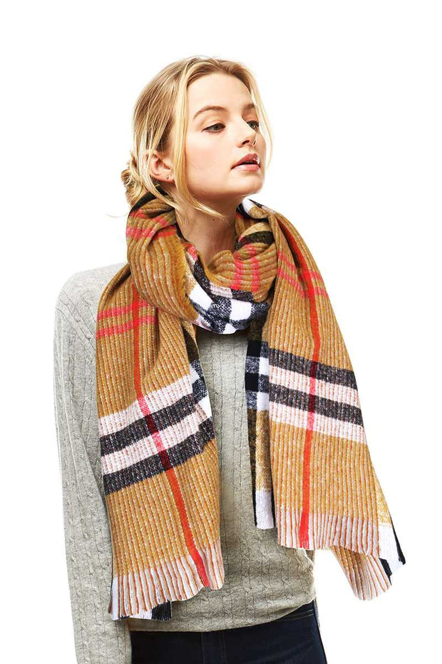Stylish Plaid Modern Check Scarf - Spicy and Sexy