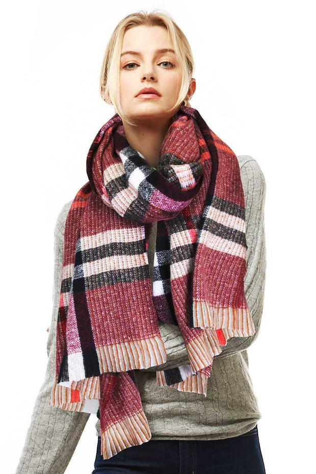 Stylish Plaid Modern Check Scarf - Spicy and Sexy