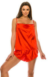 Satin Pj Short Set - Spicy and Sexy