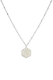 Fashion Pearl Wraps Hexagon Pendant Necklace - Spicy and Sexy