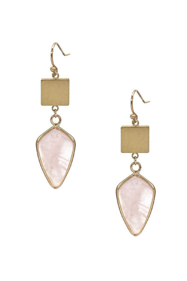 Fashion Marbling Stone Dangle Earring - Spicy and Sexy