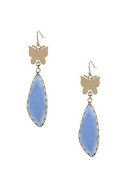 Fashion Butterfly Clear Stone Dangle Earring - Spicy and Sexy