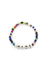 Mama Quote Beaded Stretch Bracelet - Spicy and Sexy