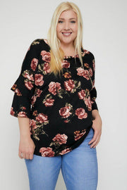 Floral Print Top - Spicy and Sexy