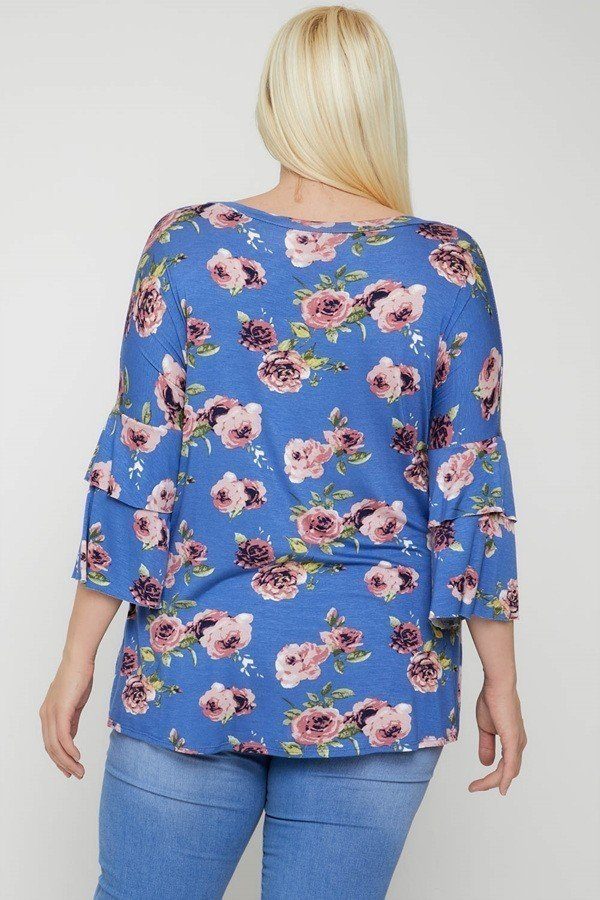 Floral Print Top - Spicy and Sexy