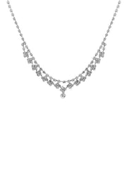 Stylish Rhinestone Design Crystal Necklace - Spicy and Sexy