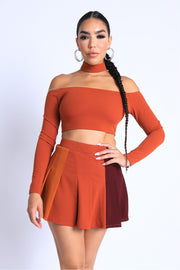 Choker Off-Shoulder Top Set - Spicy and Sexy