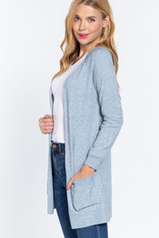 Raglan Sleeve Open Sweater Cardigan - Spicy and Sexy