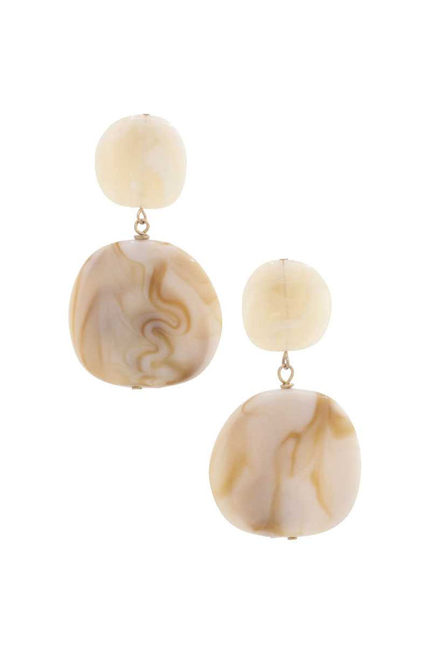 Acetate Resin Double Circle Earring - Spicy and Sexy