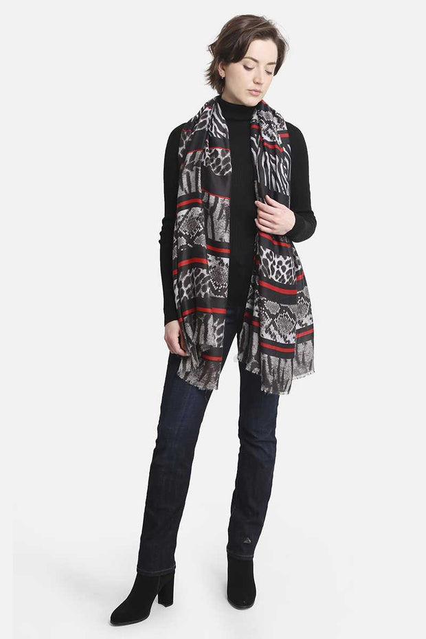 Fashion Animal Print Skinny Scarf - Spicy and Sexy