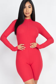 Ribbed Knit Romper - Spicy and Sexy