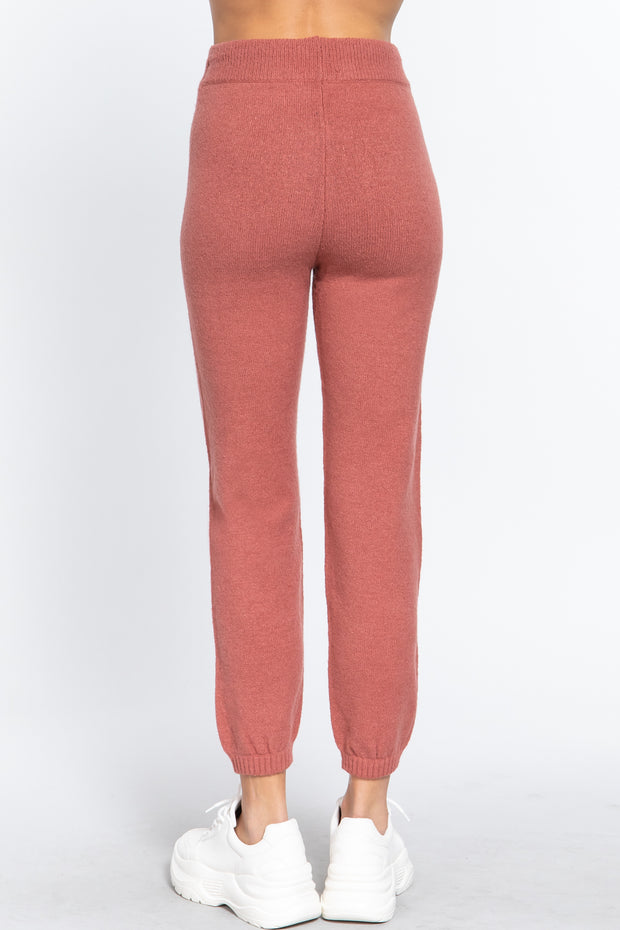 Drawstring Sweater Long Pants - Spicy and Sexy