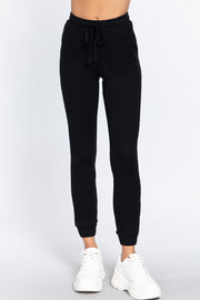 Waist Band Side Pocket Thermal Pants - Spicy and Sexy