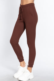 Waist Band Side Pocket Thermal Pants - Spicy and Sexy