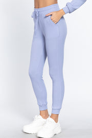 Waist Band Side Pocket Thermal Pants - Spicy and Sexy