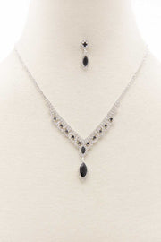 Marquise Shape Rhinestone Necklace - Spicy and Sexy
