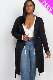 Long Sleeves Belted Cardigan - Spicy and Sexy