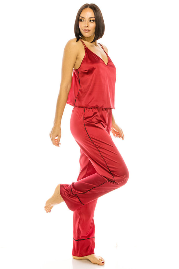 Satin Pj Set - Spicy and Sexy