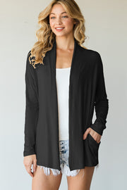 Casual Cardigan Featuring Collar And Side Pockets - Spicy and Sexy