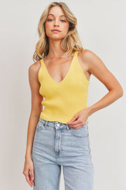Rib Knit Sleeveless Top - Spicy and Sexy