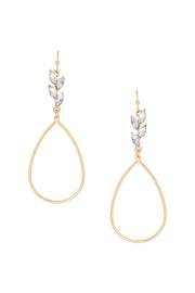 Metal Teardrop Dangle Earring - Spicy and Sexy