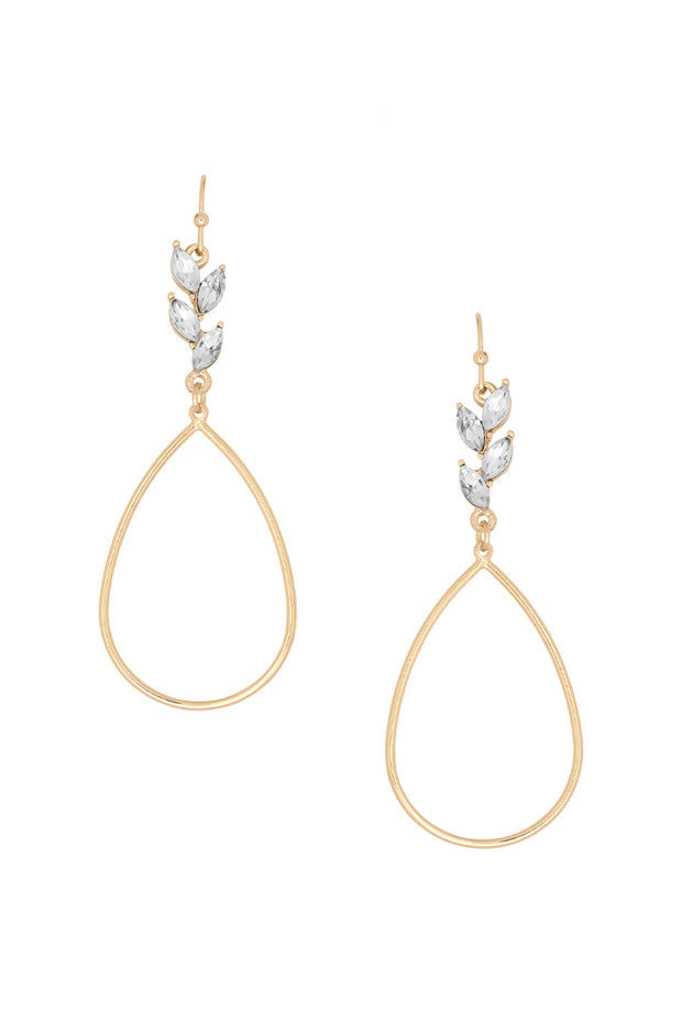 Metal Teardrop Dangle Earring - Spicy and Sexy
