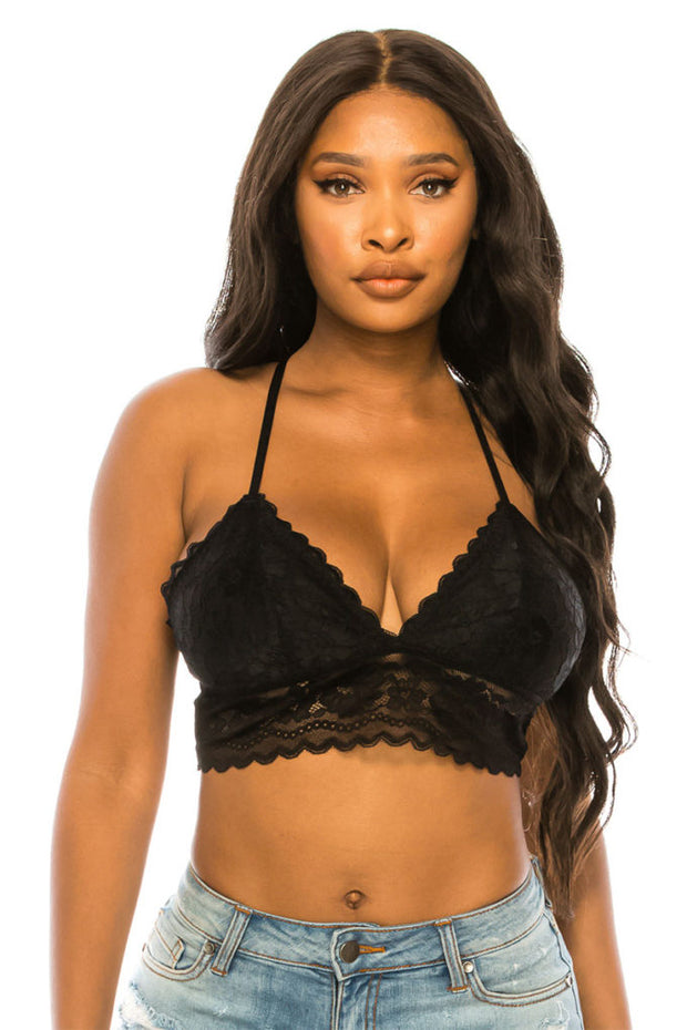 Non Removable Straps Lace Bralette - Spicy and Sexy