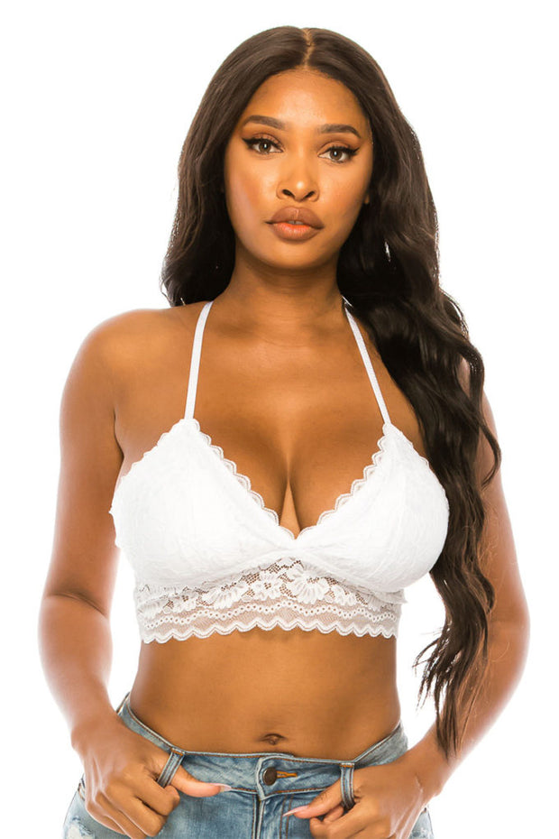 Non Removable Straps Lace Bralette - Spicy and Sexy