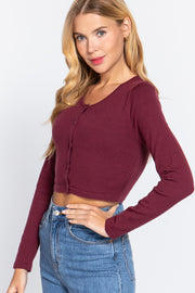 Long Sleeve Round Neck Viscose Sweater