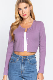 Long Sleeve Round Neck Viscose Sweater