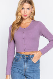 Long Sleeve Round Neck Viscose Sweater