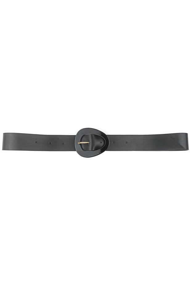 Smooth Oval Buckle Belt