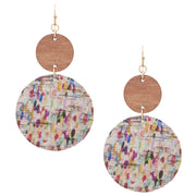 Colorful Round Dangle Earring