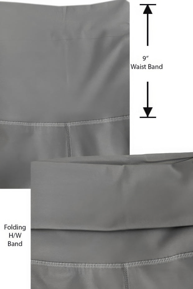 Folded High Waist Smooth Flare Yoga Pants