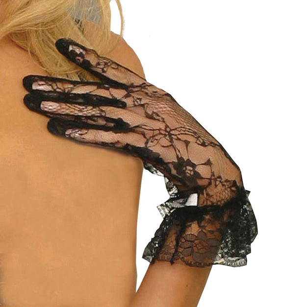 Wrist Length Lace Gloves - Spicy and Sexy