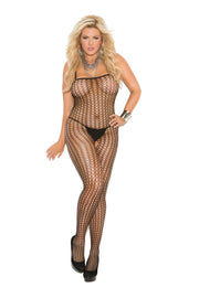 Seamless Crochet Bodystocking (Plus Size) - Spicy and Sexy