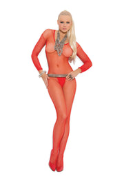 Long Sleeve Fishnet Bodystocking - Spicy and Sexy