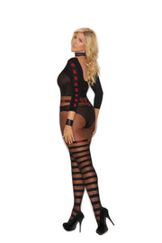 Long Sleeve Bodystocking (Plus Size) - Spicy and Sexy
