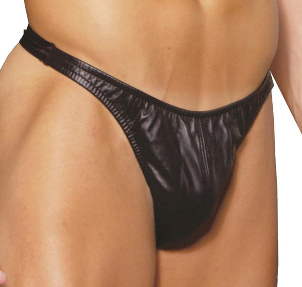 Men's Leather Thong (Plus Size) - Spicy and Sexy