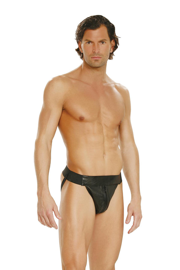 Men's Leather Jock Strap - Spicy and Sexy