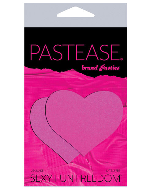 Pastease Basic Heart Black Light Reactive - Neon O/s