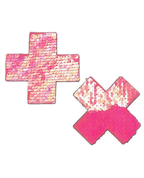 Pastease Color Changing Flip Sequins Cross