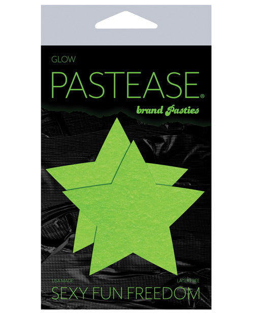 Pastease Star - Glow In The Dark Green O-s - Spicy and Sexy